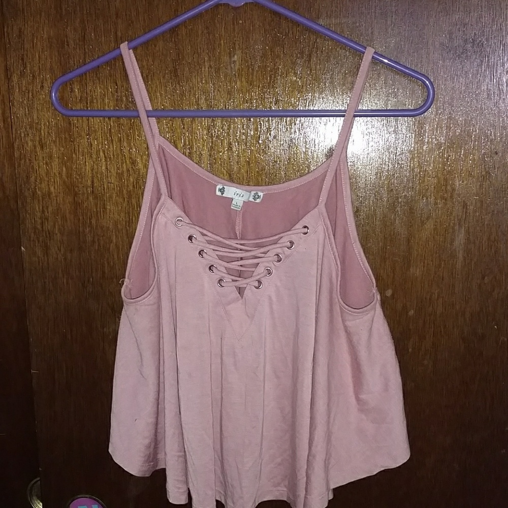 Pink crop top